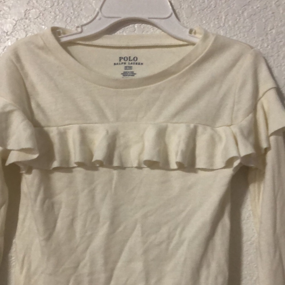 Polo Ralph Lauren Little Girls Ruffled Top - Picture 5 of 6
